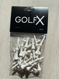 GolfX Wooden Tee 20 pk- 55mm
