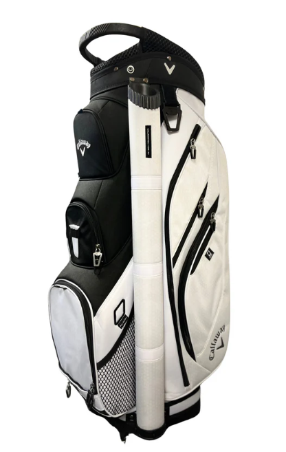 2025 Callaway Forrester Cart Bag - White Camo / Black