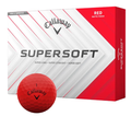 Callaway Supersoft Matte Golf Balls 2025 - Red