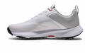 FootJoy Qualifier Wide Spiked Mens Golf Shoe | White White Gray