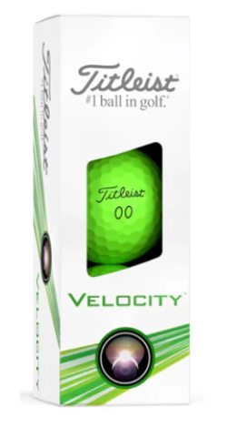 Titleist Velocity Golf Ball Matte Green
