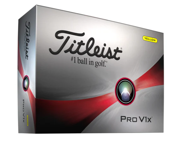 Titleist Pro V1X Yellow Golf Ball
