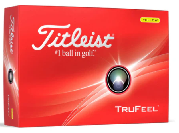 Titleist TruFeel Golf Ball - Yellow