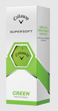 Callaway Supersoft Golf Ball - Matte Green