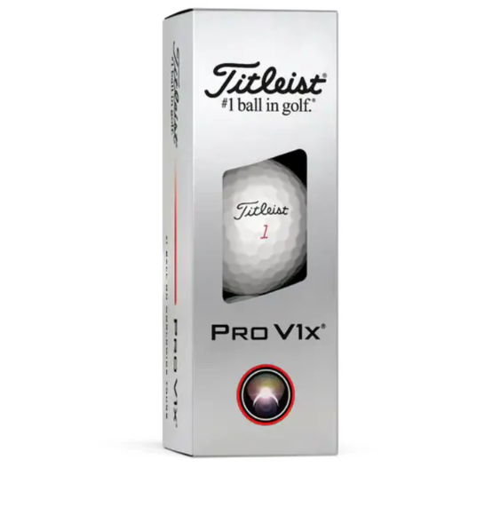 Titleist 2025 Pro V1x Golf Balls - White
