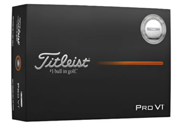 Titleist 2025 Enhanced Alignment Pro V1 Golf Ball