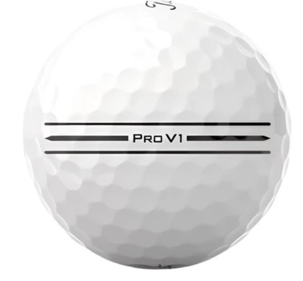 Titleist 2025 Enhanced Alignment Pro V1 Golf Ball