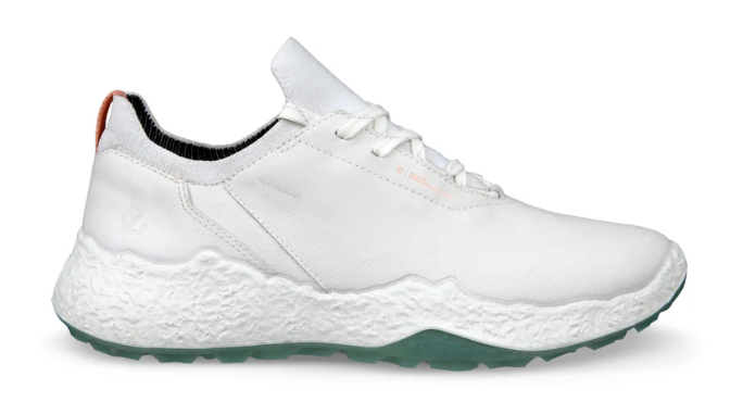 Ecco Golf Biom H5 Womens Shoe - White / Sedum Green