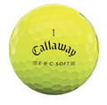 Callaway 2025 ERC Soft Triple Track Golf Ball - Yellow