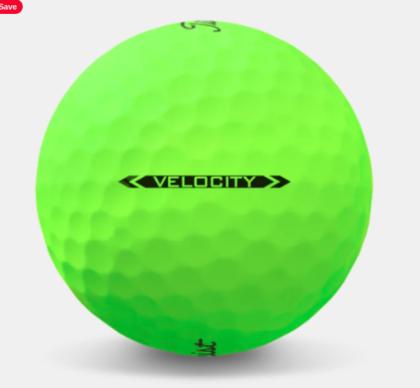 Titleist Velocity Golf Ball Matte Green