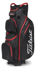 Titleist Stadry Cart 14 Bag - Black/Red