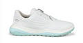 Ecco Womens LT1 BOA Golf Shoe - White / Blue