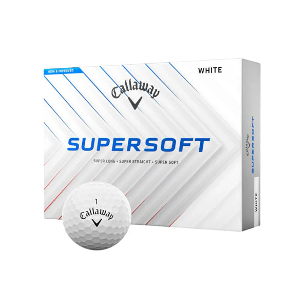 Callaway 2025 Supersoft Golf Balls- White