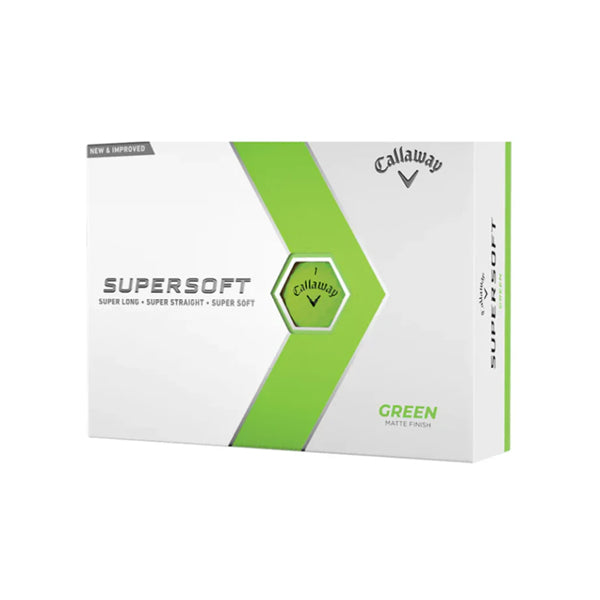 Callaway Supersoft Golf Ball - Matte Green