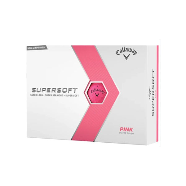 Callaway Supersoft Golf Ball - Matte Pink