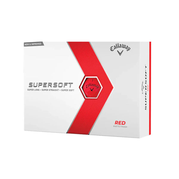 Callaway Supersoft Golf Ball - Matte Red