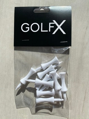 GolfX Plastic Tees 8 pk- 50mm