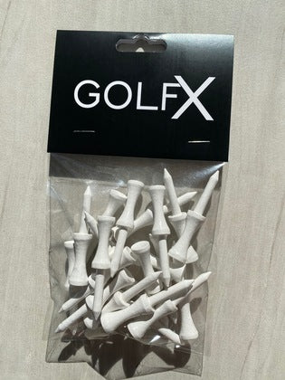 GolfX Wooden Tee 20 pk- 55mm