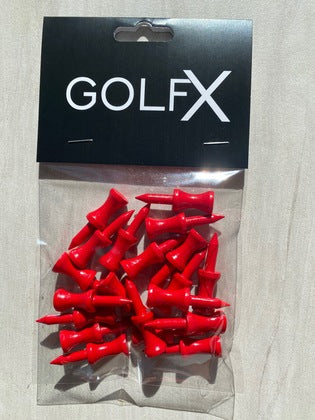 GolfX Wooden Tee 20 pk- 50mm
