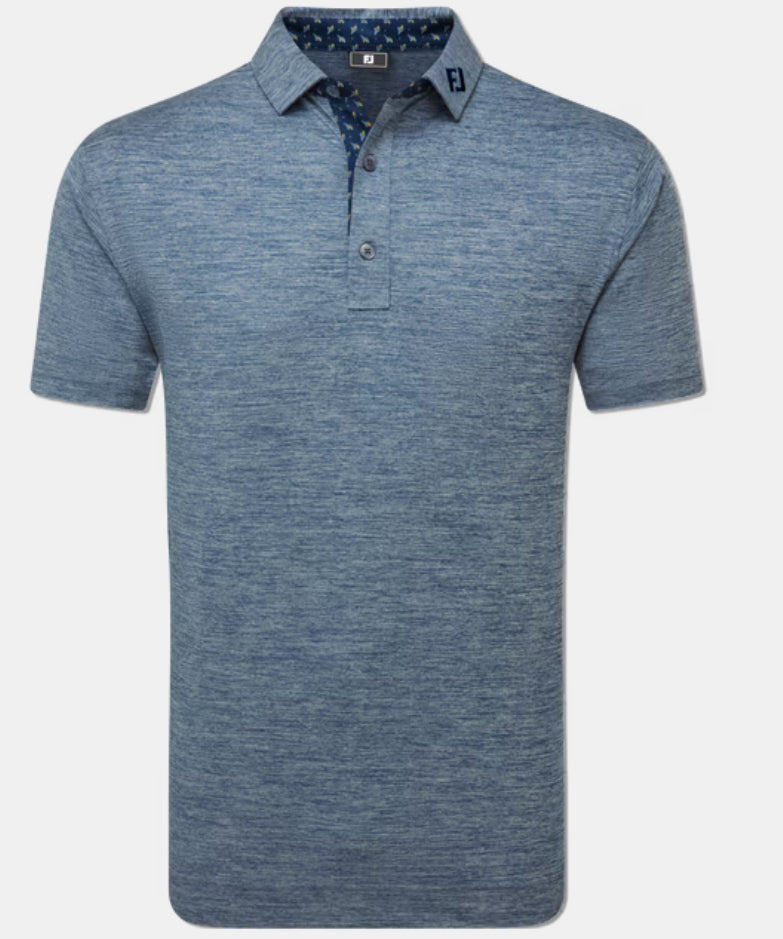 FootJoy Heather with Trim polo | Navy