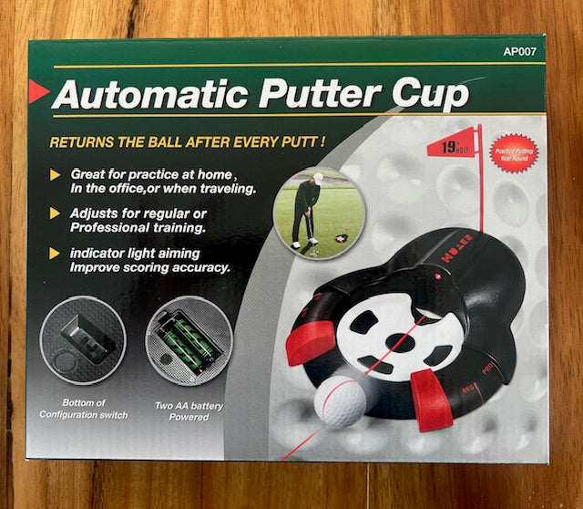 Automatic Putter Cup with flag