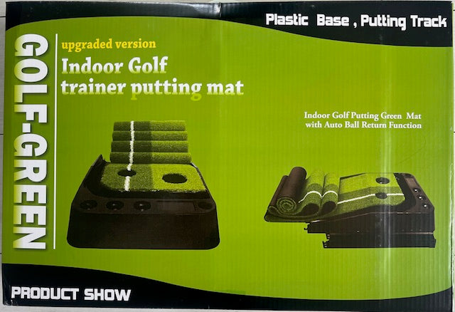 Indoor Putting Mat with Auto Ball Return Function