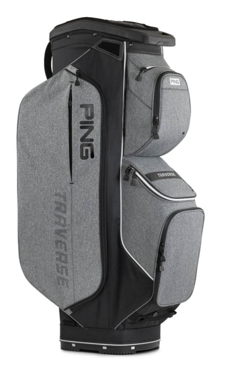 2025 Ping Traverse Cart Bag -  Grey / Black