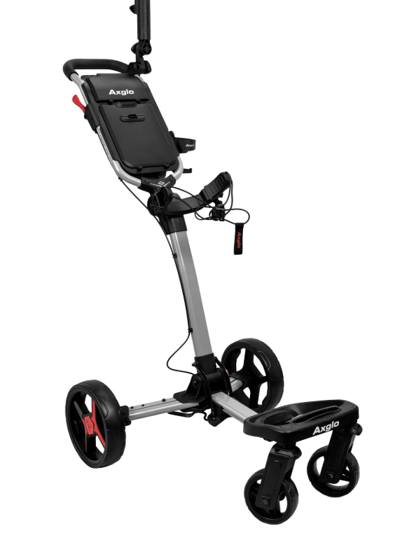 Axglo Flip and go Trundler - Silver / Red