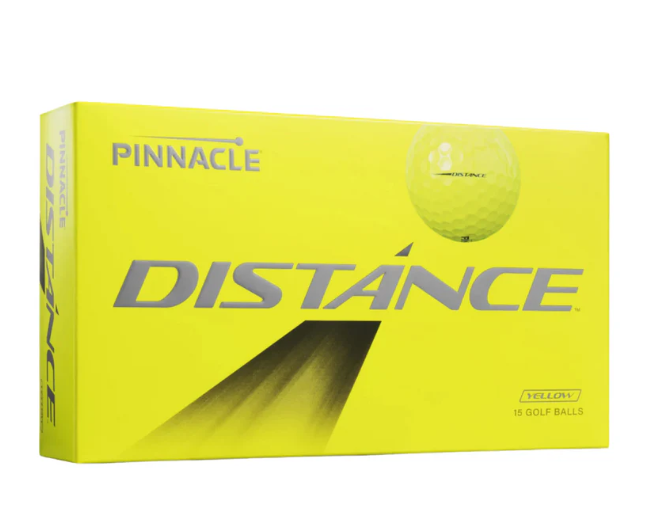 Pinnacle 2025 Distance Golf Balls  -  Yellow