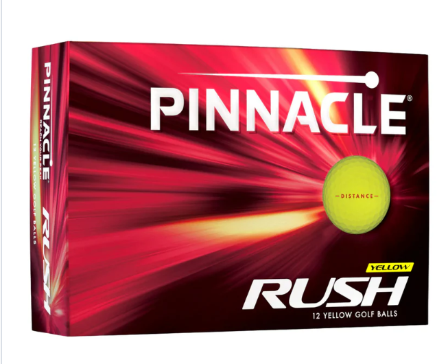 Pinnacle Rush Golf Balls  - Yellow