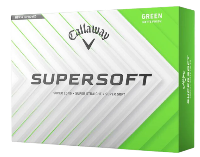 Callaway Supersoft Matte Golf Balls 2025  - Green