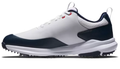 FootJoy Tour Rival Mens Golf Shoes - Bue / Red