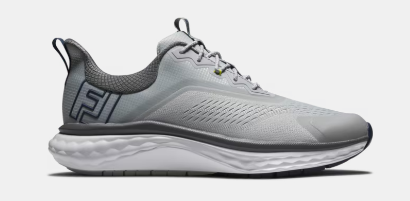 FootJoy Quantum Textile Mens Shoe - Grey White Blue