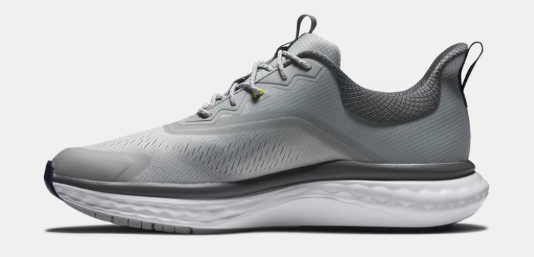 FootJoy Quantum Textile Mens Shoe - Grey White Blue