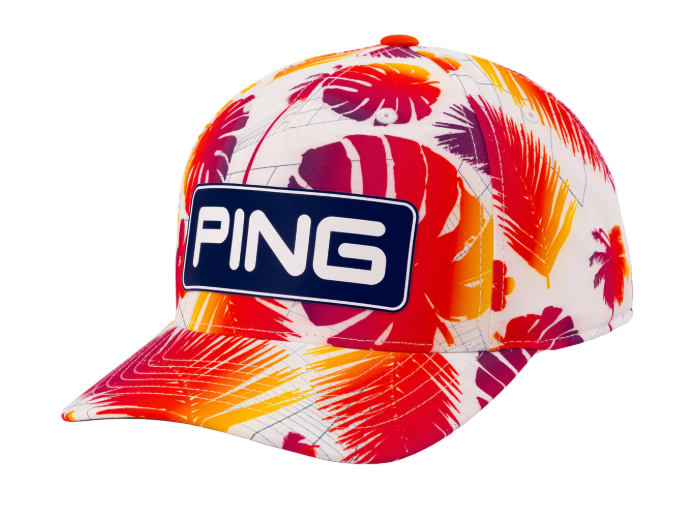 Ping Electric Sunset Tour Snapback | White