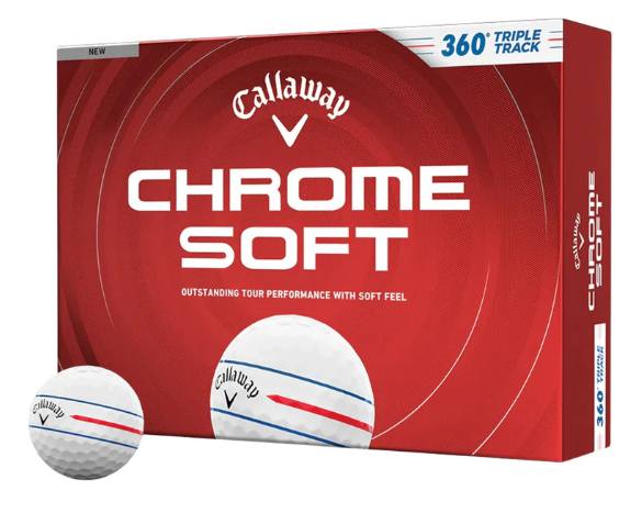 Callaway 2026 Chrome Soft 360° Triple Track Golf Balls