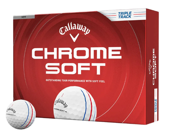 Callaway 2026 Chrome Soft Triple Track Golf Balls