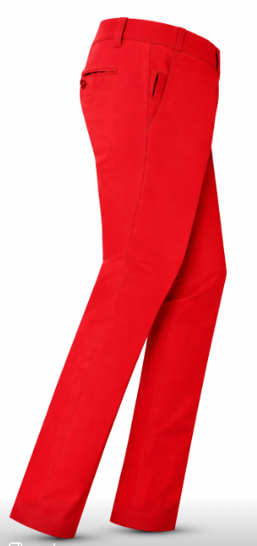 Pin high trousers | Red