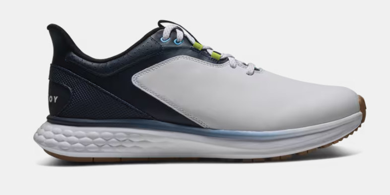 FootJoy Pulse Mens Shoe | White Gum Navy