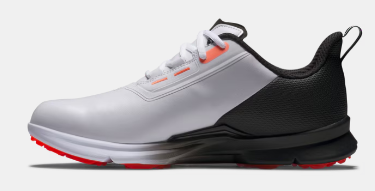 FootJoy Fuel Mens golf shoes - White Black Coral