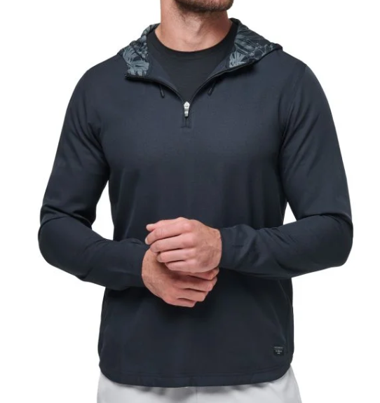 Travis Mathew Tech hoodie | Black Floral