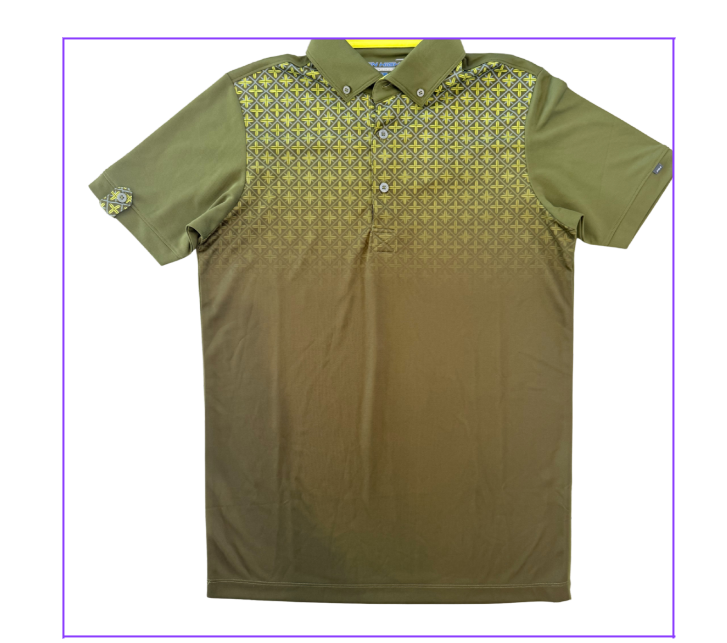 Pin High Mens Polo | Orville  Willow Buttercup