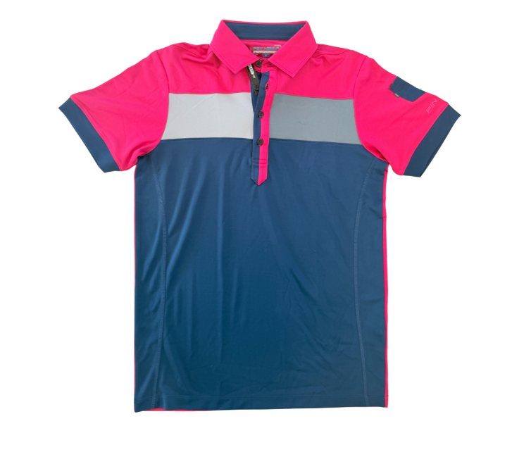 Pin High Mens Polo | Graysen Pink