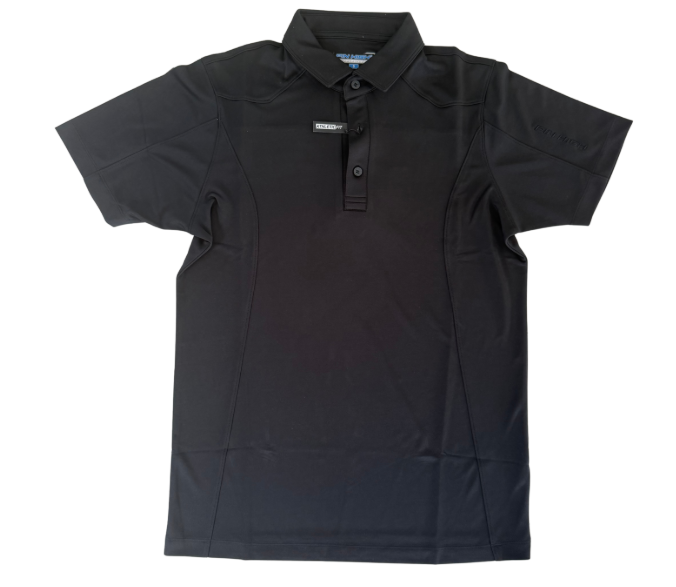 Pin High Mens Polo | Ethan Black