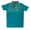 Pin High Mens Polo | Orville  Viridan Green Carrot