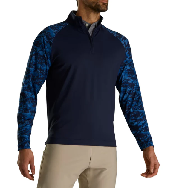 FootJoy Camo Colour Block Midlayer | Navy