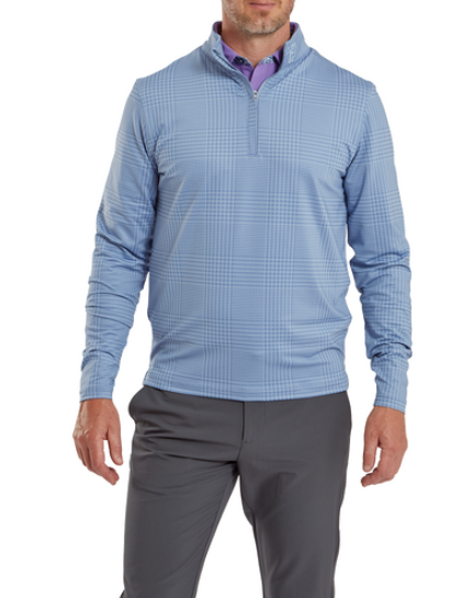 FootJoy Glen Plaid Print Midlayer | Storm