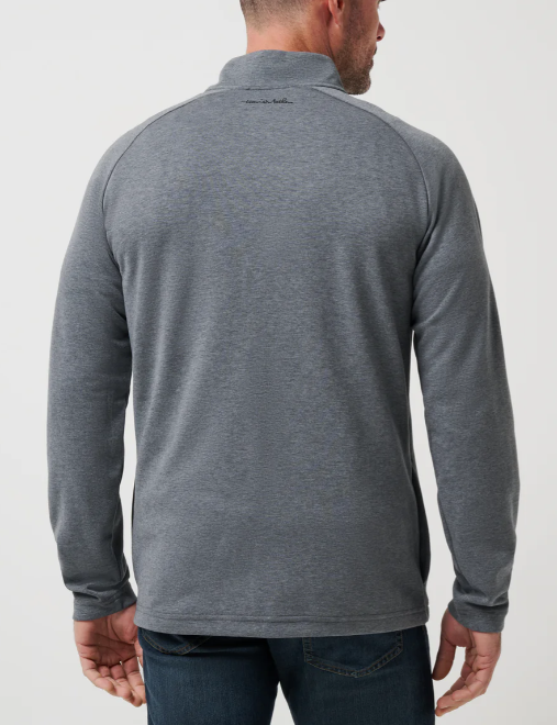 Travis Mathew Upgraded Quarter Zip | Grey