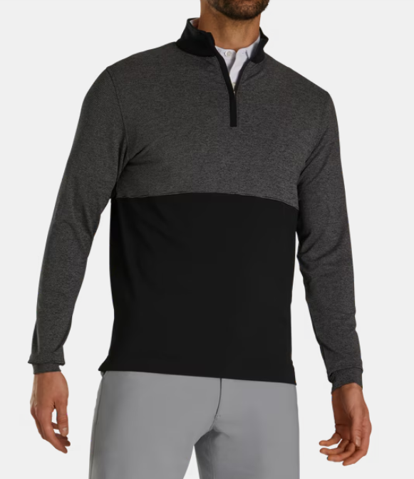 FootJoy Space Dye Stripe Midlayer | Black