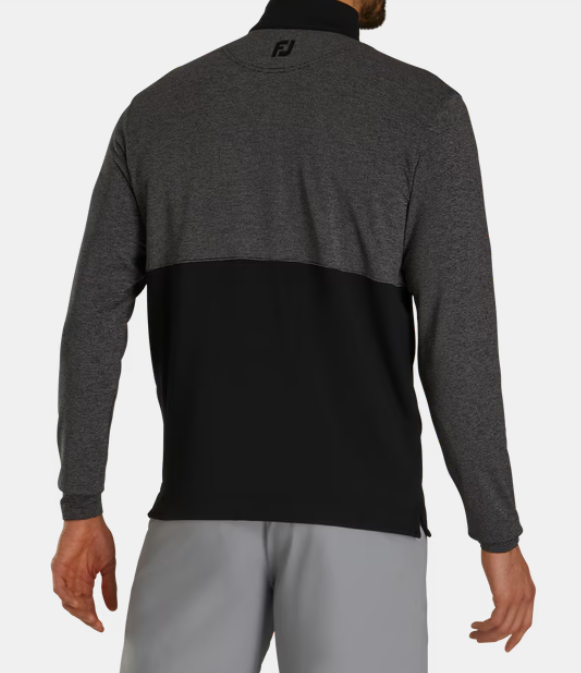 FootJoy Space Dye Stripe Midlayer | Black